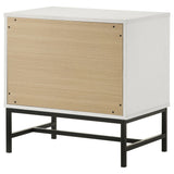 Sonora 2-drawer Nightstand Bedside Table White from Coaster - Luna Furniture