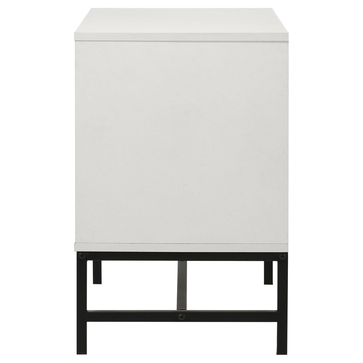 Sonora 2-drawer Nightstand Bedside Table White from Coaster - Luna Furniture