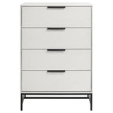 Sonora 4-drawer Bedroom Chest White from Coaster - Luna Furniture