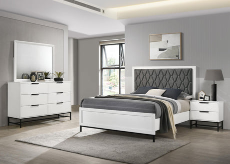 Sonora White 4-Piece California King Bedroom Set from Coaster - Luna Furniture