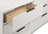 Sonora 6-drawer Bedroom Dresser White from Coaster - Luna Furniture