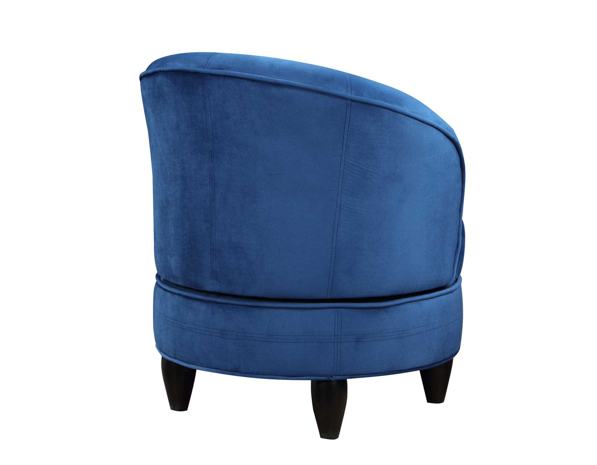 Sophia Swivel Accent Chair, Blue Velvet - SOH850BV