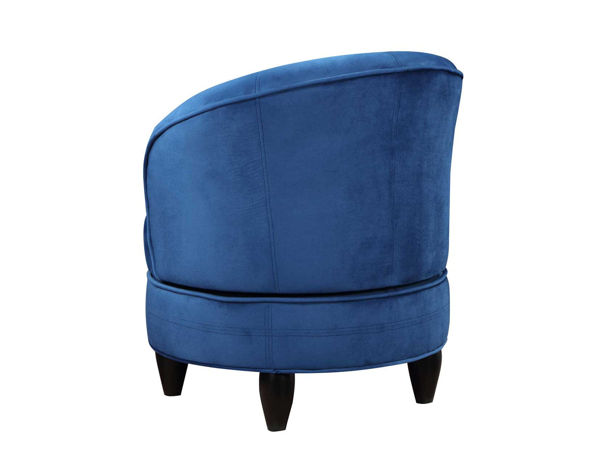 Sophia Swivel Accent Chair, Blue Velvet - SOH850BV