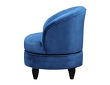 Sophia Swivel Accent Chair, Blue Velvet - SOH850BV