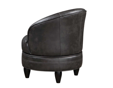 Sophia Swivel Accent Chair, Gray Leatherette - SOH850GL