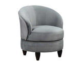 Sophia Swivel Accent Chair, Gray Velvet - SOH850GV