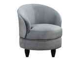 Sophia Swivel Accent Chair, Gray Velvet - SOH850GV