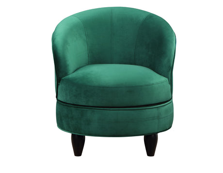 Sophia Swivel Accent Chair, Green Velvet - SOH850GNV