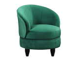 Sophia Swivel Accent Chair, Green Velvet - SOH850GNV