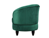 Sophia Swivel Accent Chair, Green Velvet - SOH850GNV