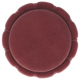 Sora Upholstered Round Ottoman Pink from Coaster - Luna Furniture