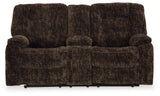 Soundwave Sofa, Loveseat and Recliner in Chocolate - PKG015549