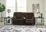 Soundwave Sofa, Loveseat and Recliner in Chocolate - PKG015549