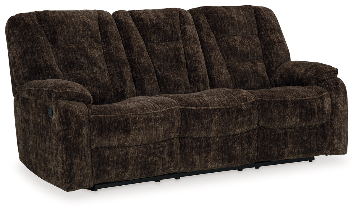 Soundwave Sofa, Loveseat and Recliner in Chocolate - PKG015549