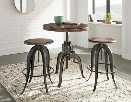 Sparrow 3 Piece Dining(Adjustable Height Table & 2 Adjustable Height Stools) - SET | SP300RT | SP300S(2)