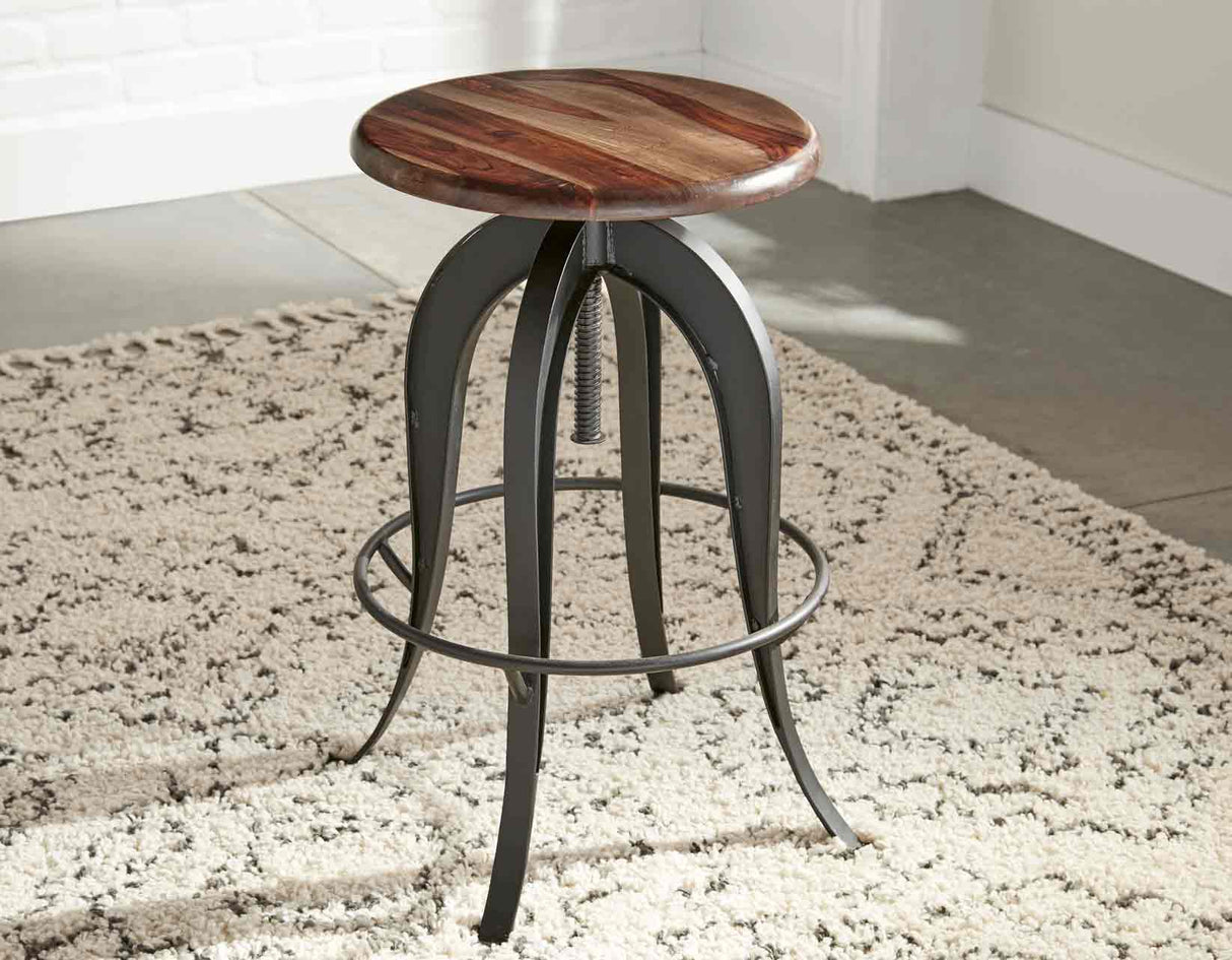 Sparrow 30-inch Round Crank Table from Steve Silver - Luna Furniture