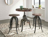 Sparrow 30-inch Round Crank Table from Steve Silver - Luna Furniture