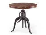 Sparrow 30-inch Round Crank Table from Steve Silver - Luna Furniture