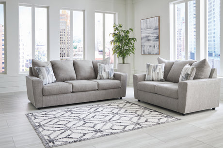 Stairatt Sofa and Loveseat in Anchor - PKG016468