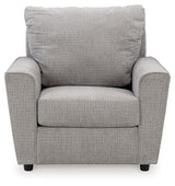 Stairatt Sofa, Loveseat, Chair and Ottoman in Anchor - PKG016469