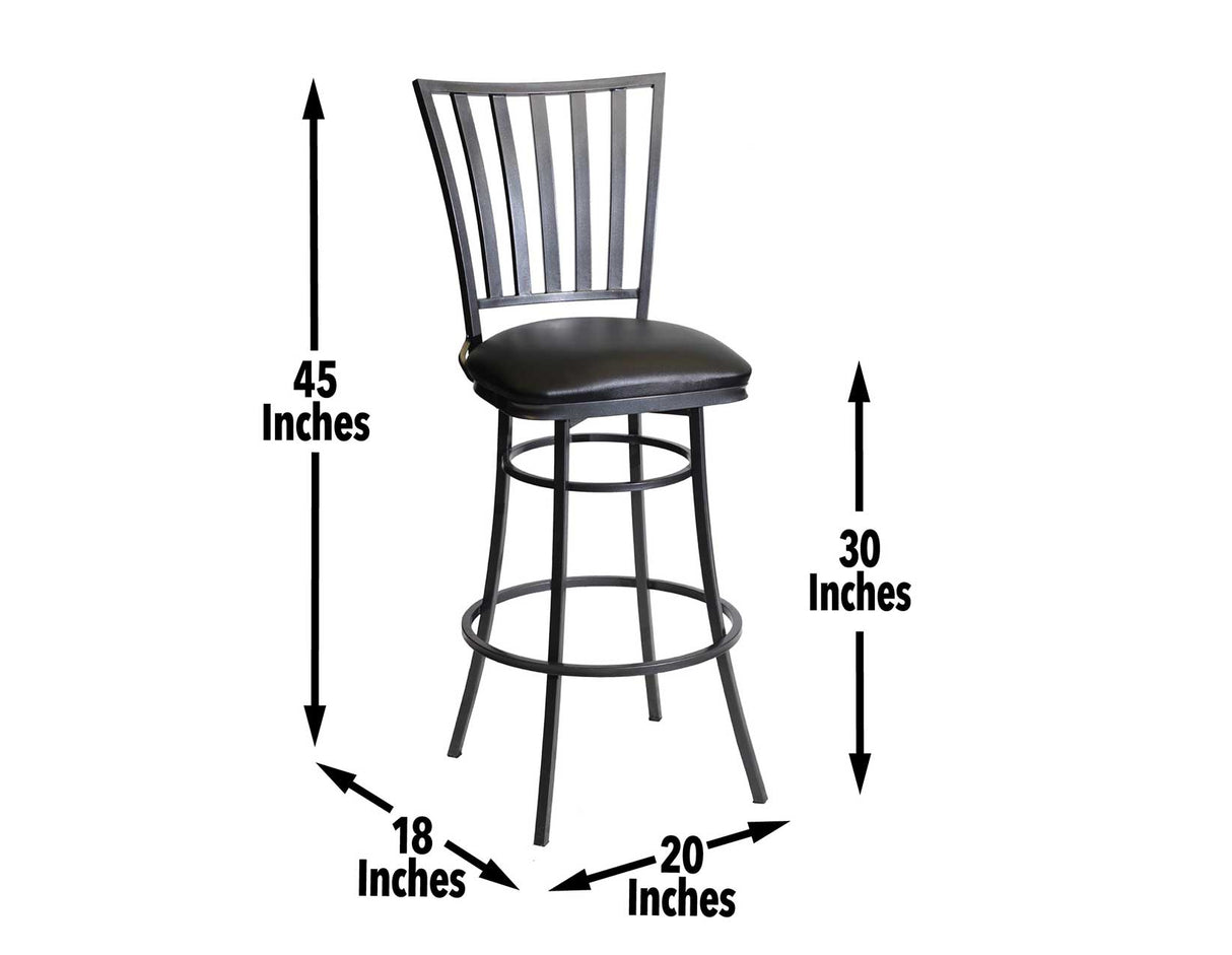 Stellan 30″ Bar Stool, Swivel from Steve Silver - Luna Furniture