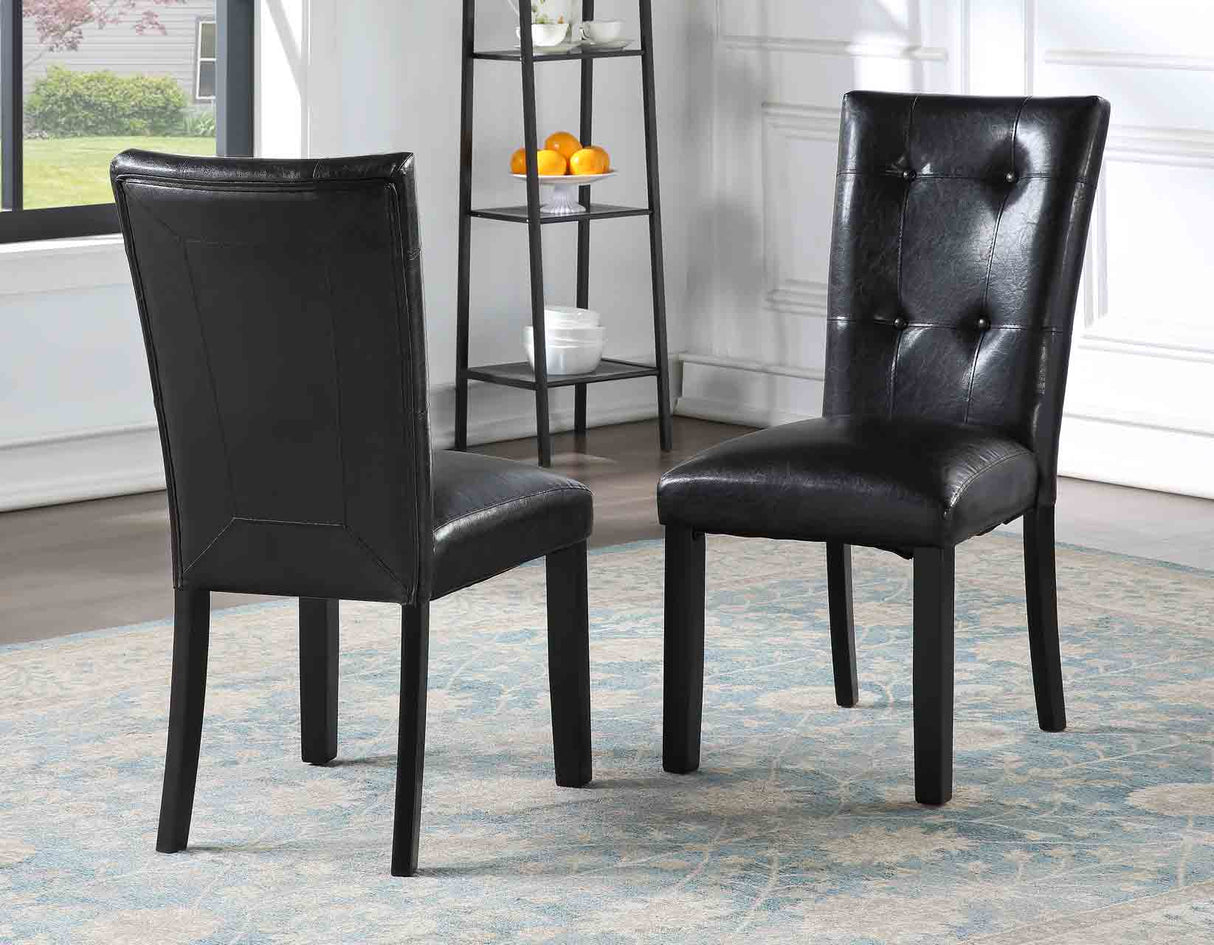 Sterling 5 Piece Faux-Marble Top Dining(Table & 4 Side Chairs) from Steve Silver - Luna Furniture