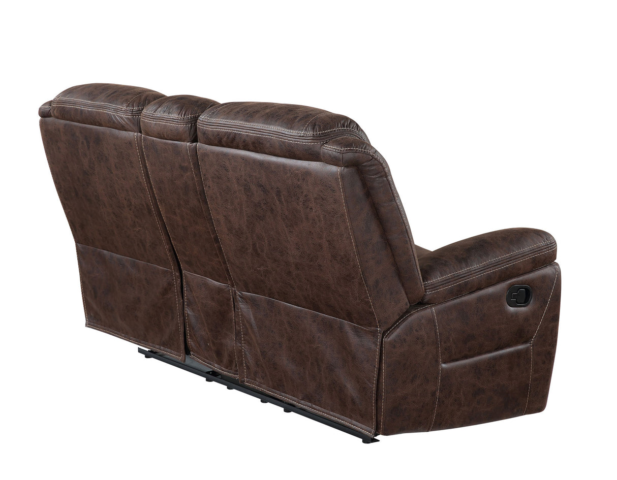 Stetson Manual Reclining Console Loveseat from Steve Silver - Luna Furniture