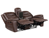 Stetson Manual Reclining Console Loveseat from Steve Silver - Luna Furniture