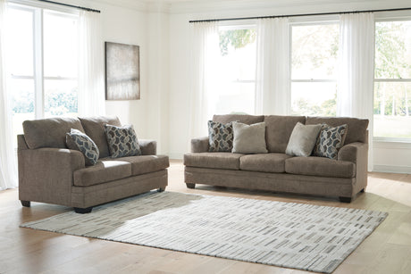 Stonemeade Sofa and Loveseat in Nutmeg - PKG018539