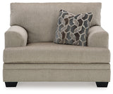 Stonemeade Sofa Chaise, Chair, and Ottoman in Taupe - PKG018537