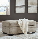 Stonemeade Sofa Chaise, Chair, and Ottoman in Taupe - PKG018537