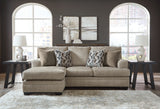 Stonemeade Sofa Chaise, Chair, and Ottoman in Taupe - PKG018537