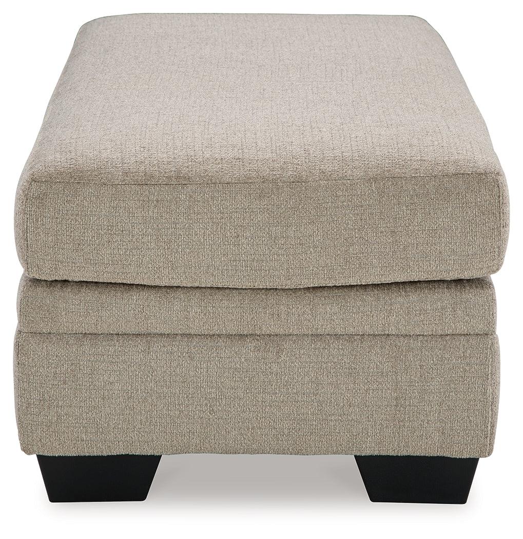 Stonemeade Sofa Chaise, Chair, and Ottoman in Taupe - PKG018537