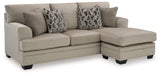 Stonemeade Sofa Chaise, Chair, and Ottoman in Taupe - PKG018537