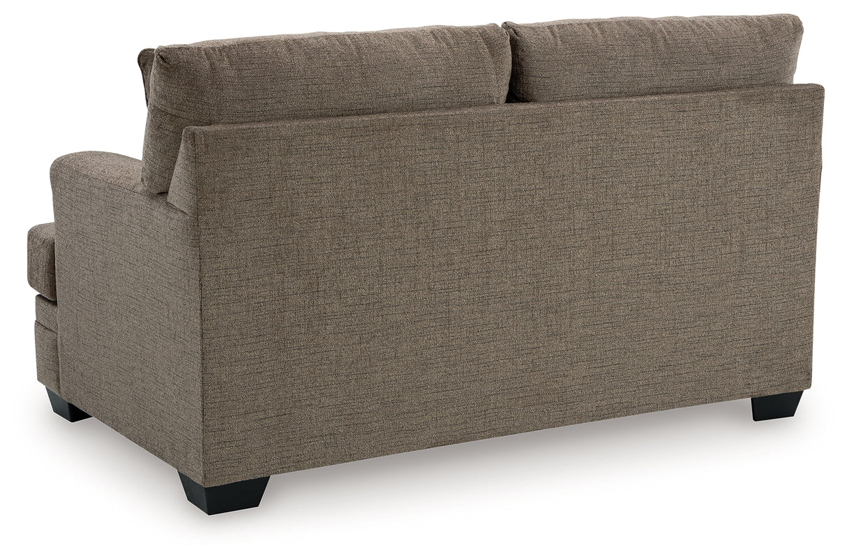 Stonemeade Sofa, Loveseat, Chair and Ottoman in Nutmeg - PKG018540