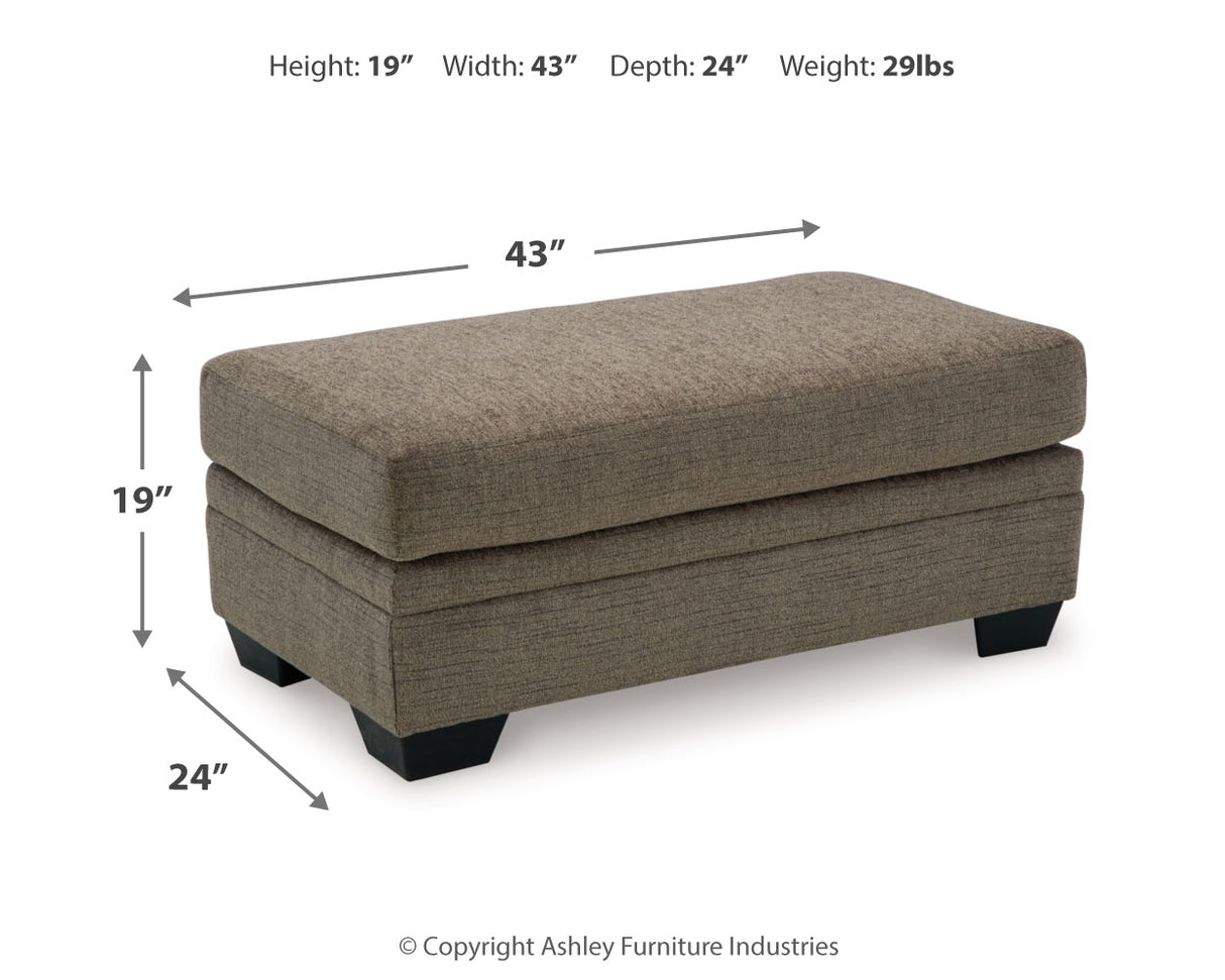 Stonemeade Sofa, Loveseat, Chair and Ottoman in Nutmeg - PKG018540