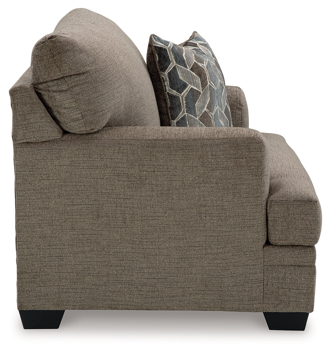 Stonemeade Sofa, Loveseat, Chair and Ottoman in Nutmeg - PKG018540