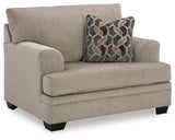 Stonemeade Sofa, Loveseat, Chair and Ottoman in Taupe from Ashley - Luna Furniture