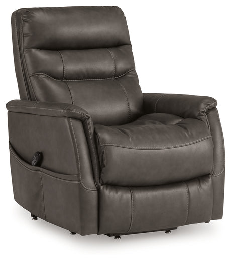 Strawbill Shadow Power Lift Recliner - 6390912