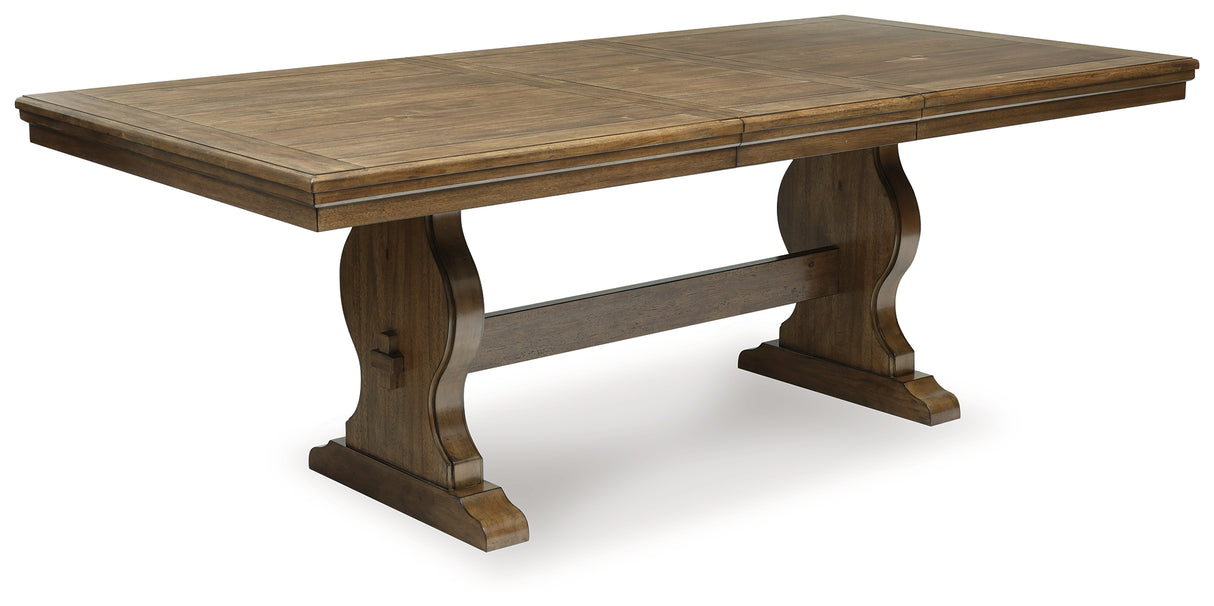 Sturlayne Brown Dining Extension Table from Ashley - Luna Furniture