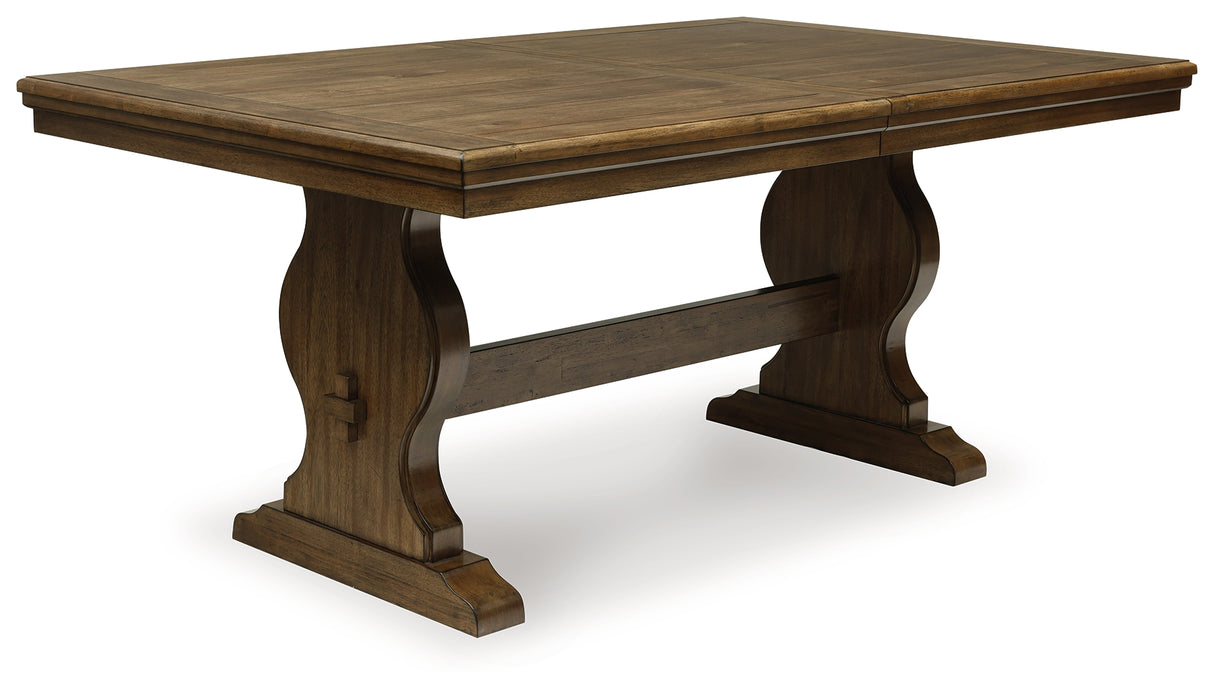 Sturlayne Brown Dining Extension Table from Ashley - Luna Furniture