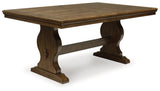 Sturlayne Brown Dining Extension Table from Ashley - Luna Furniture