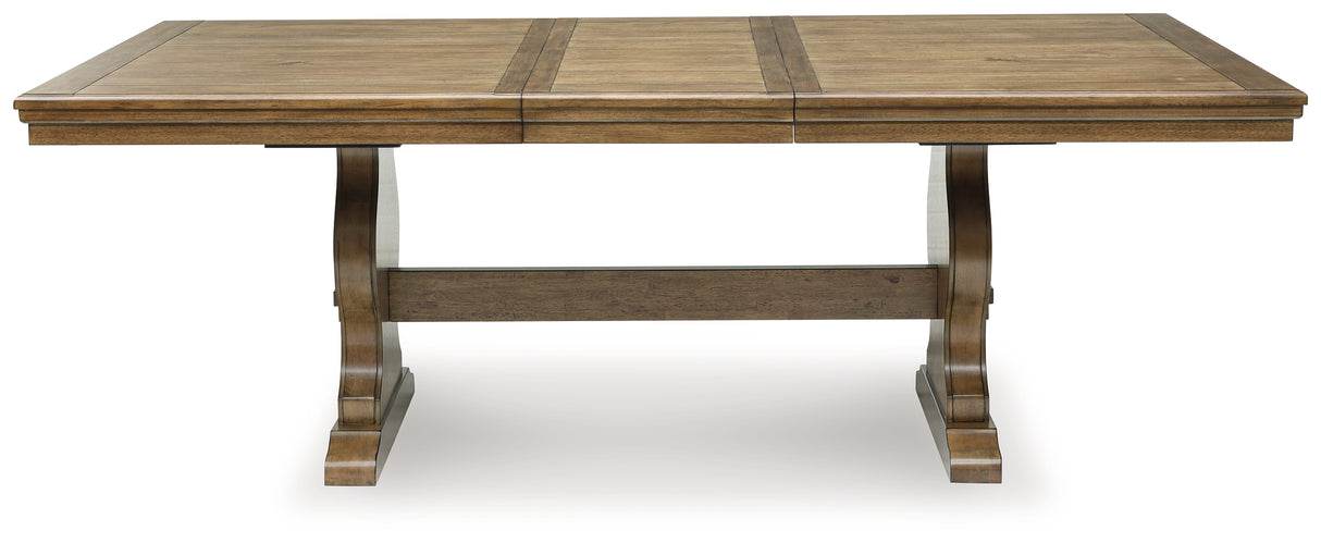 Sturlayne Brown Dining Extension Table from Ashley - Luna Furniture