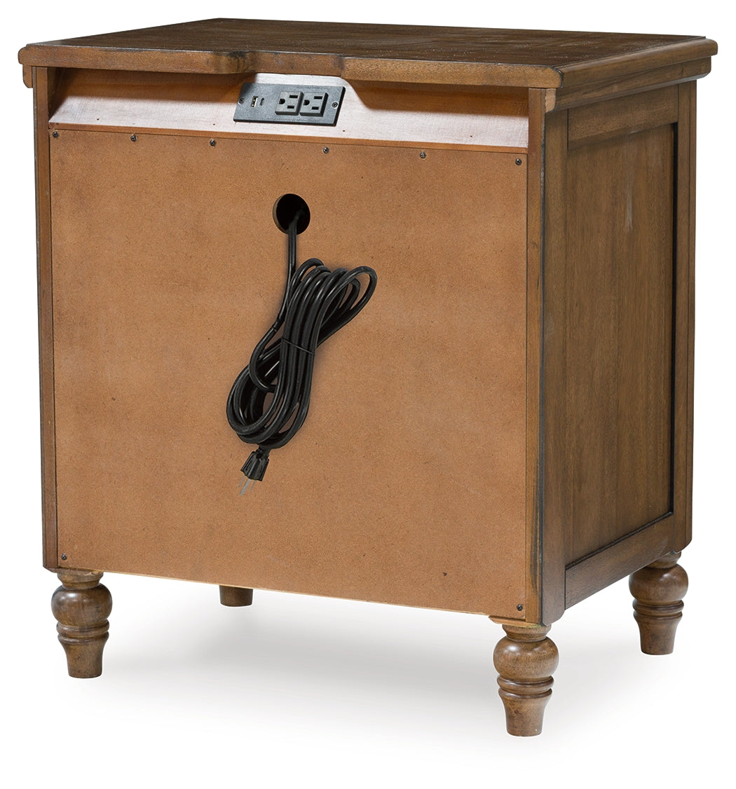 Sturlayne Brown Nightstand - B787-93