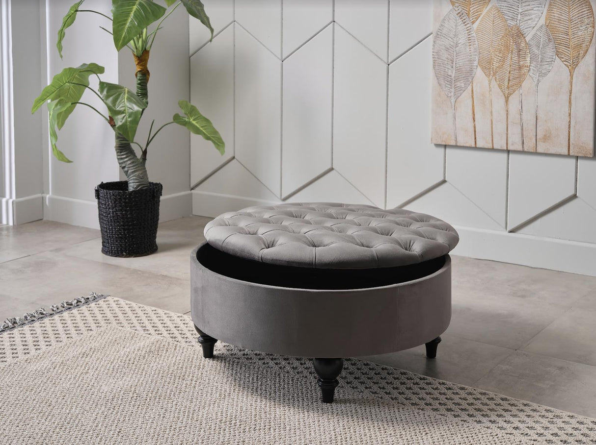 Suave Storage Ottoman (Vika Grey) - 15-SUA-202105-04-0