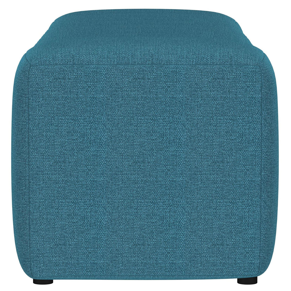 Summer Peacock Blue Upholstered Channel Tufted Accent Bench from Coaster - Luna Furniture