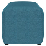 Summer Peacock Blue Upholstered Channel Tufted Accent Bench from Coaster - Luna Furniture