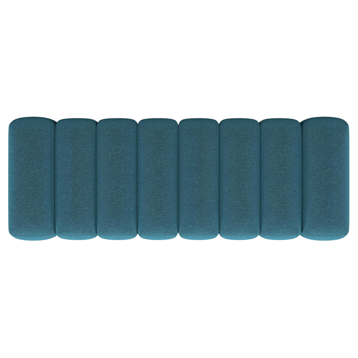 Summer Peacock Blue Upholstered Channel Tufted Accent Bench from Coaster - Luna Furniture