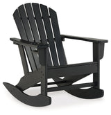 Sundown Treasure 2 Outdoor Chairs with End Table in Black - PKG021085