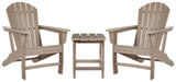 Sundown Treasure 2 Outdoor Chairs with End Table in Driftwood - PKG008194